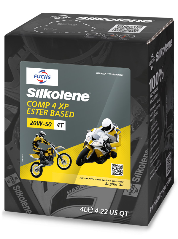 FUCHS Silkolene Comp 4 20W-50 XP Motorcycle Oil
